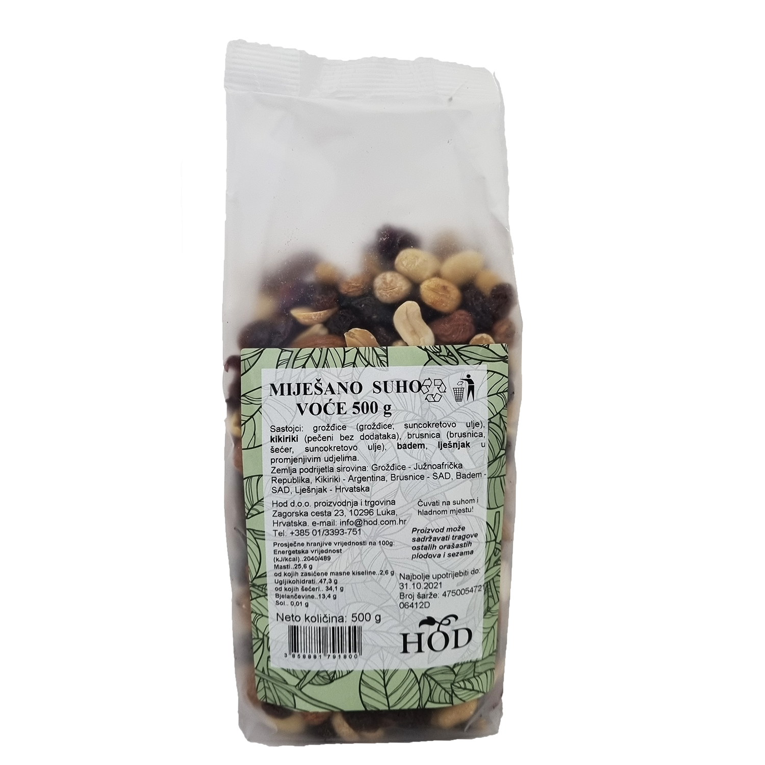 Mješano suho voće 500 g